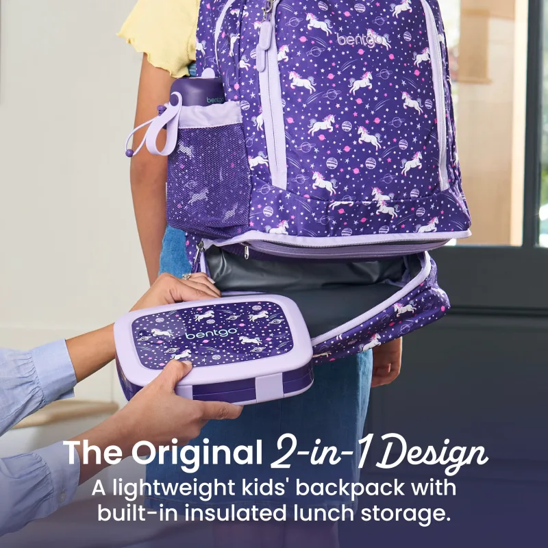 Bentgo Kids Prints 2-in-1 Backpack & Lunch Bag