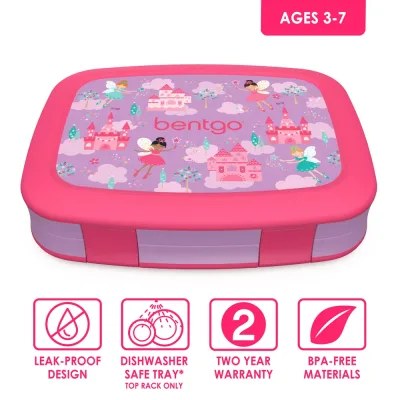 Bentgo Kids Prints Lunch Box, Lunch Bag, & Ice Packs