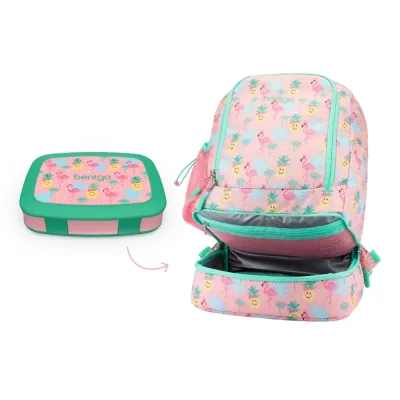 Bentgo Kids Prints Lunch Box i Backpack