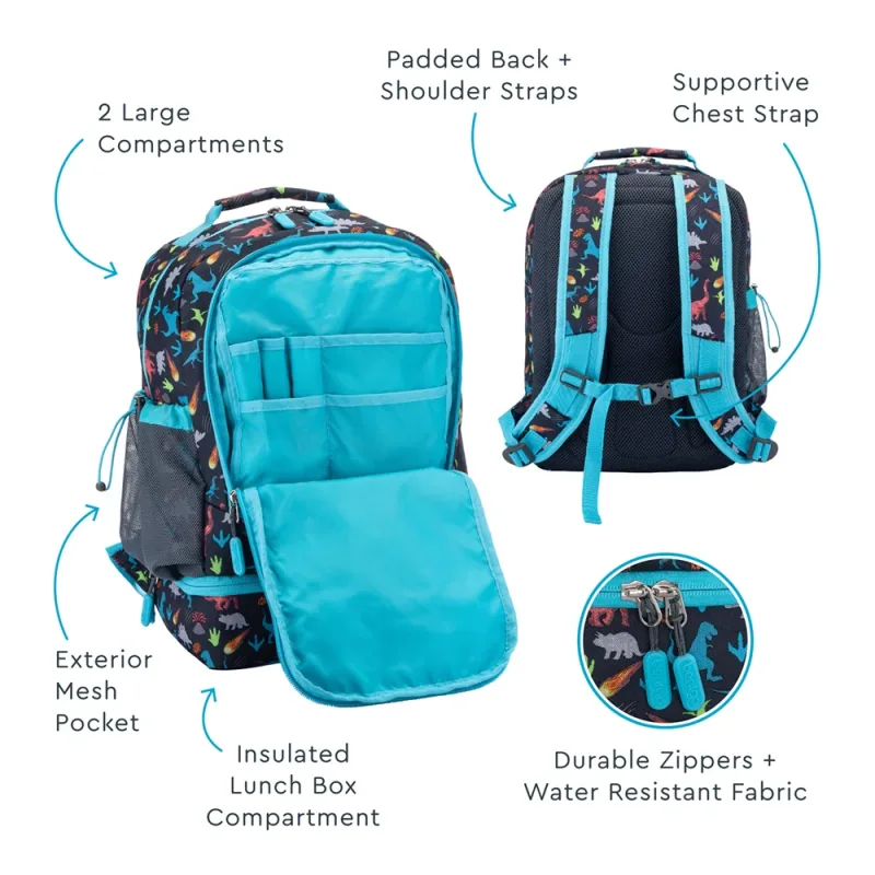 Bentgo Kids Prints Lunch Box i Backpack