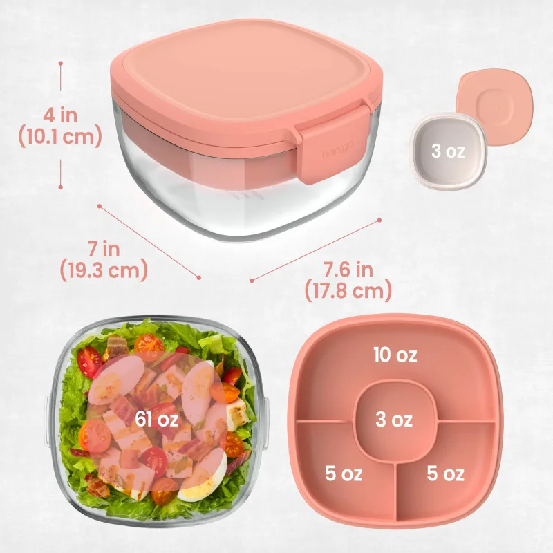Bentgo Glass Salad Container