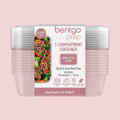 Bentgo Prep 1-Compartment Meal Prep Containers (20-Piece)