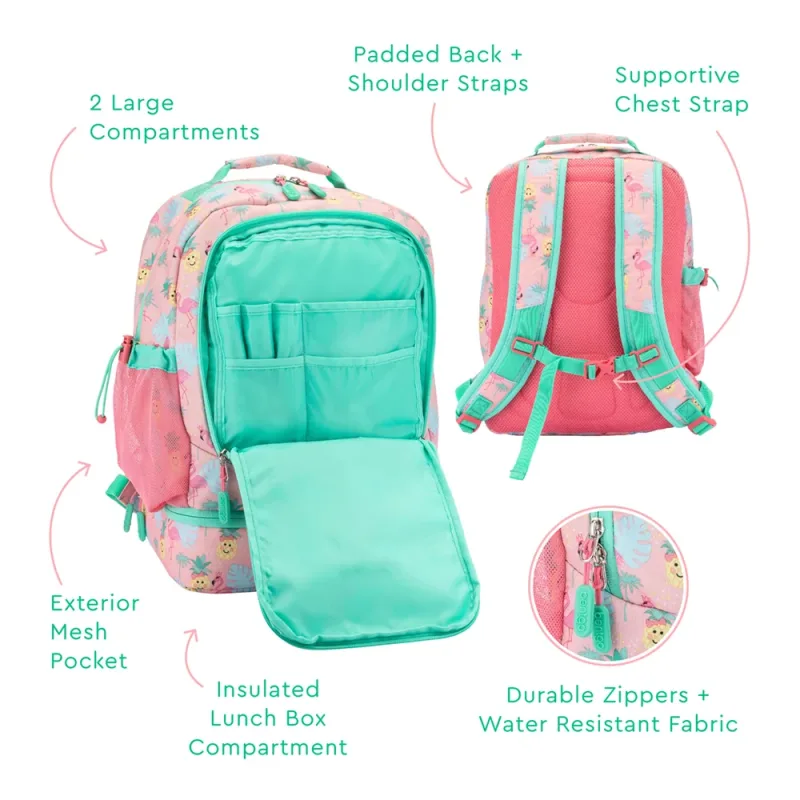 Bentgo Kids Prints Lunch Box i Backpack