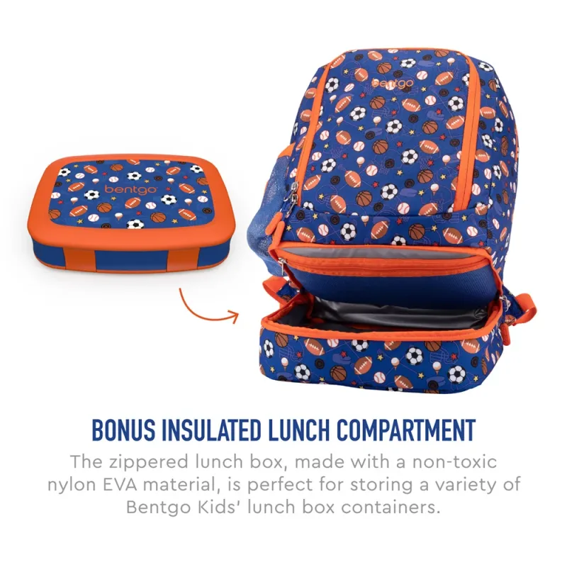 Bentgo Kids Prints Lunch Box i Backpack