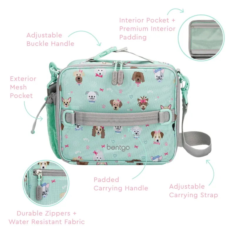 Bentgo Kids Prints Lunch Box, Lunch Bag, & Ice Packs