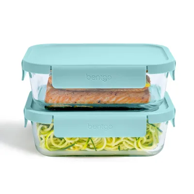 Bentgo Glass Leak-Proof Food Storage Set (4-Piece)