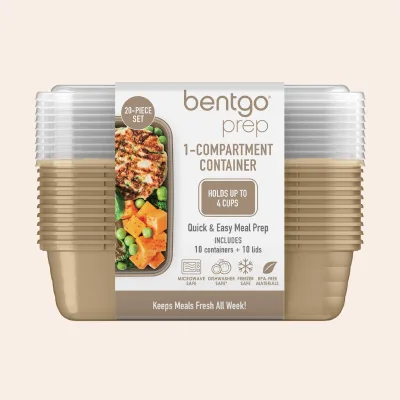 Bentgo Prep 1-Compartment Meal Prep Containers (20-Piece)