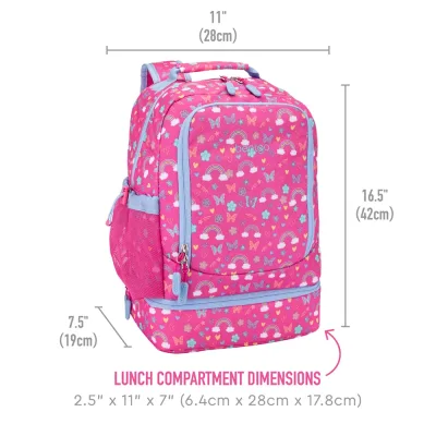 Bentgo Kids Prints Lunch Box i Backpack