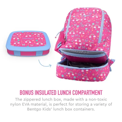 Bentgo Kids Prints Lunch Box i Backpack