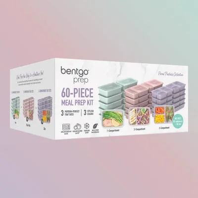 Bentgo Prep Kit de preparación de comidas de 60 piezas