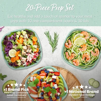 Bentgo Prep 1-Compartment Bowls (20-Piece)