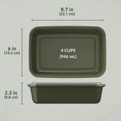 Bentgo Prep 1-Compartment Meal Prep Containers (20-Piece)