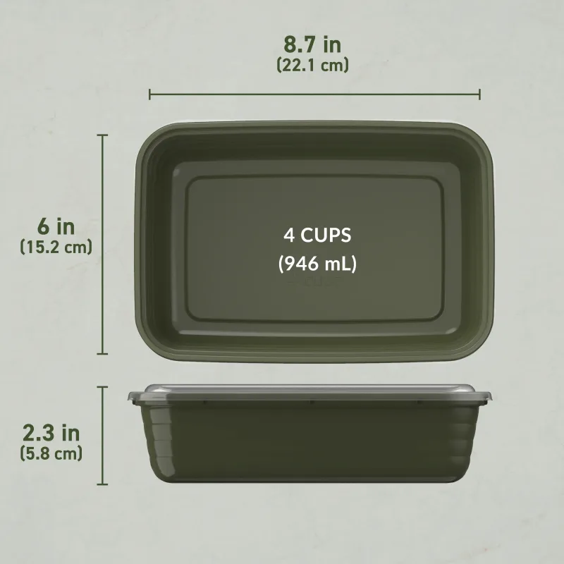 Bentgo Prep 1-Compartment Meal Prep Containers (20-Piece)