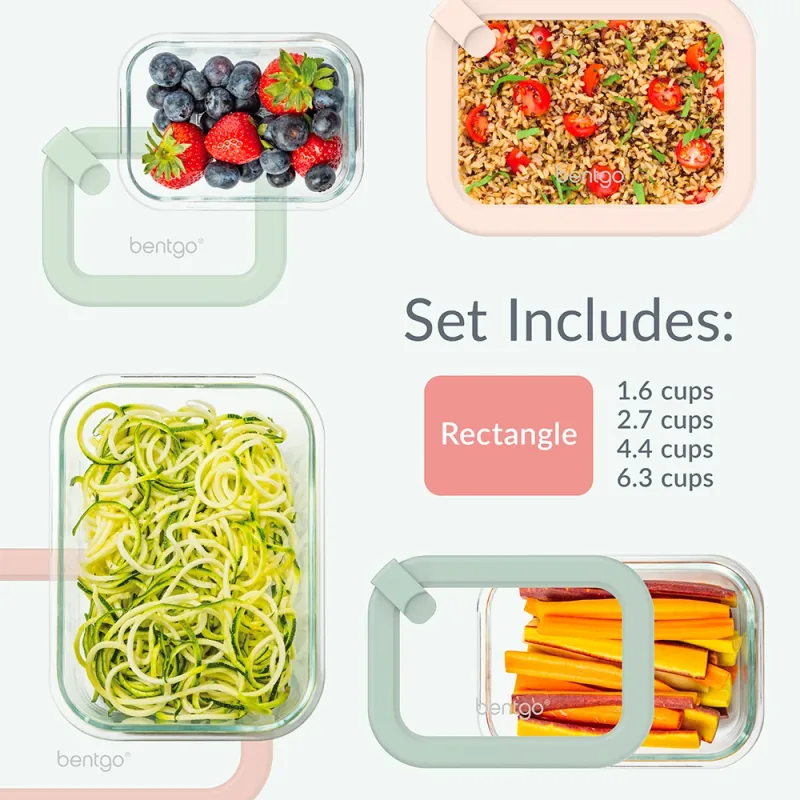 Bentgo Signature Glass Food Storage Set (8-Piece)