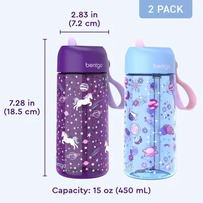 Bentgo Kids Prints drikkedunk (2-pak)