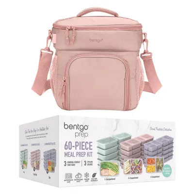 Bentgo Prep Deluxe Bag & 60-osainen Meal Prep Container Set
