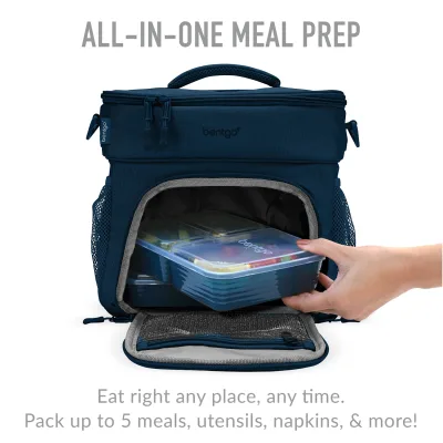 Bentgo Prep Deluxe Bag & 60-osainen Meal Prep Container Set