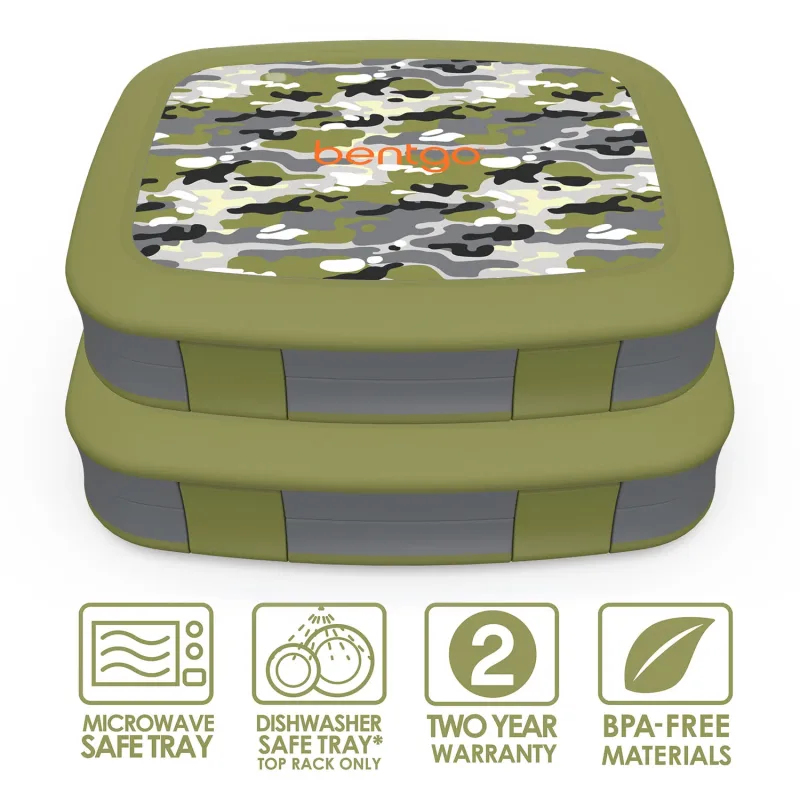 Bentgo Kids Prints Lunch Box (2-Pack)