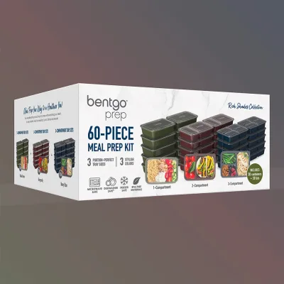 Bentgo Prep Kit de preparación de comidas de 60 piezas