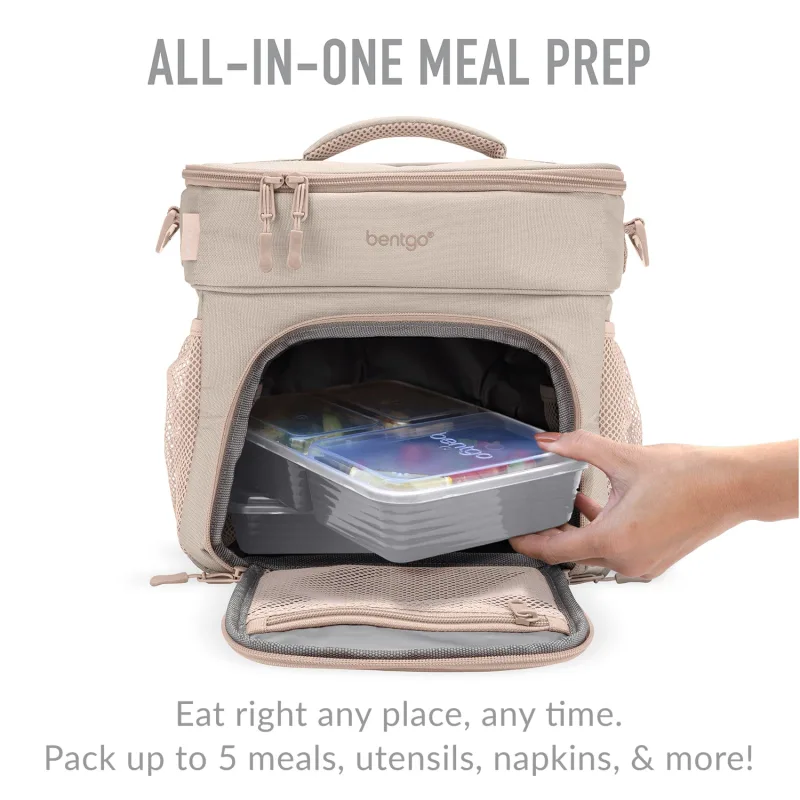 Bentgo Prep Deluxe Bag & 60-osainen Meal Prep Container Set