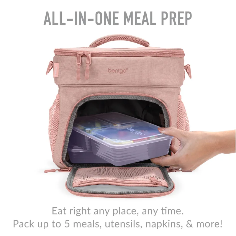 Bentgo Prep Deluxe Bag & 60-osainen Meal Prep Container Set