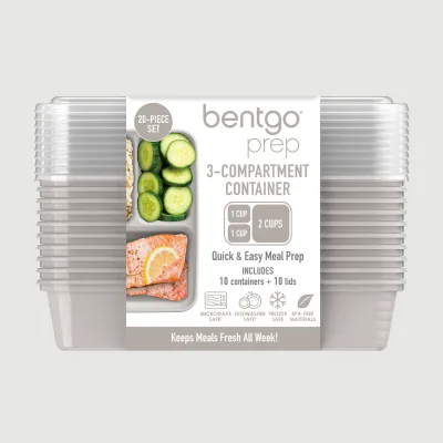 Bentgo Prep 3-kompartiments matboks-sett (20 deler)