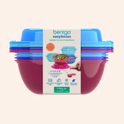 Bentgo Easyboxes salat-til-å-ta-med-beholdere 8-dels sett