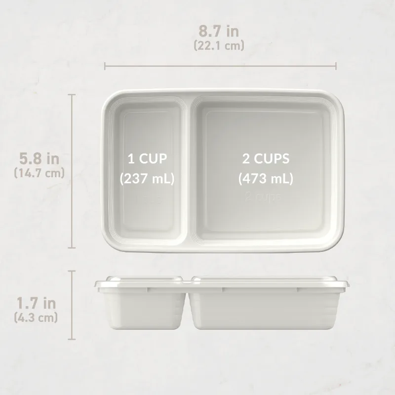 Bentgo Prep 2-Compartment Meal Prep Containers (20-Piece)