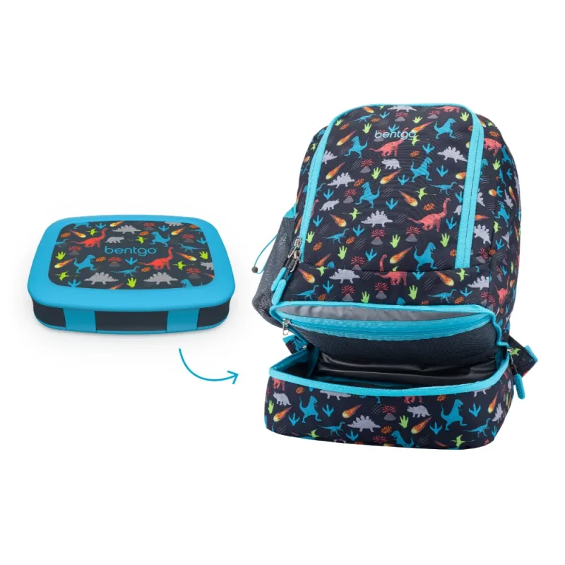 Bentgo Kids Prints Lunch Box i Backpack