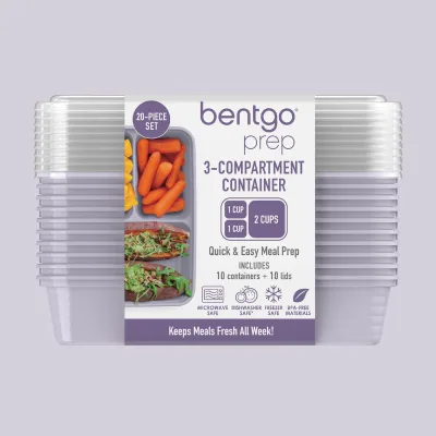 Bentgo Prep 3-kompartiments matboks-sett (20 deler)