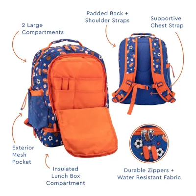 Bentgo Kids Prints Lunch Box i Backpack