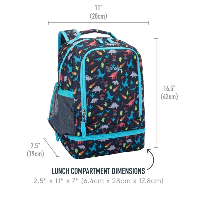 Bentgo Kids Prints Lunch Box i Backpack