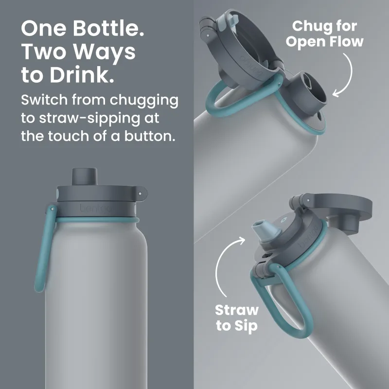 Bentgo Flip 2-in-1 Water Bottle  (24 fl oz)