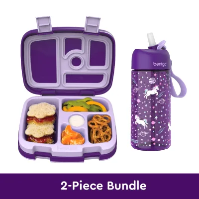 Bentgo Kids Prints Lunch Box & Water Bottle