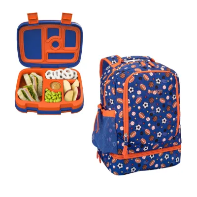 Bentgo Kids Prints Lunch Box i Backpack
