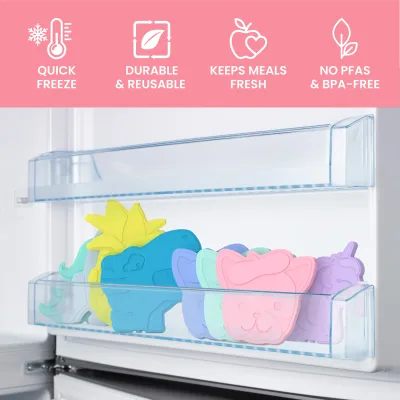 Bentgo Buddies Reusable Ice Packs (4-Pack)