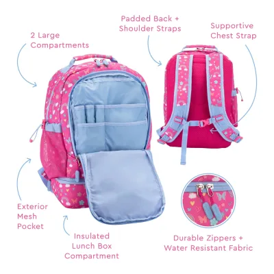 Bentgo Kids Prints Lunch Box i Backpack