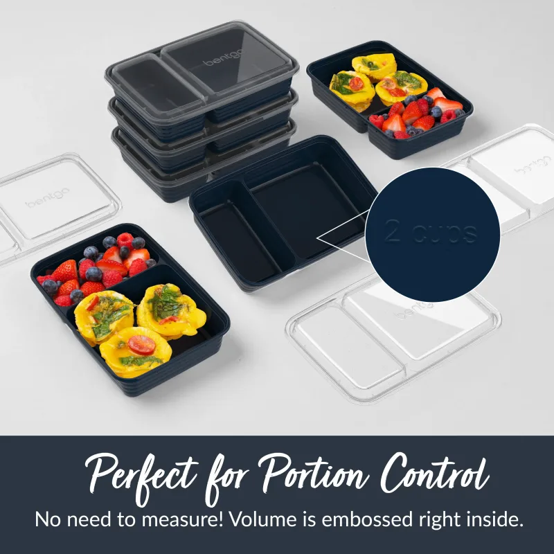 Bentgo Prep 2-Compartment Meal Prep Containers (20-Piece)