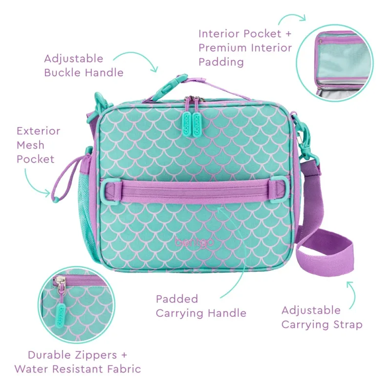 Bentgo Kids Prints Lunch Box, Lunch Bag, & Ice Packs
