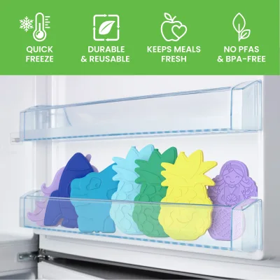 Bentgo Buddies Reusable Ice Packs (4-Pack)